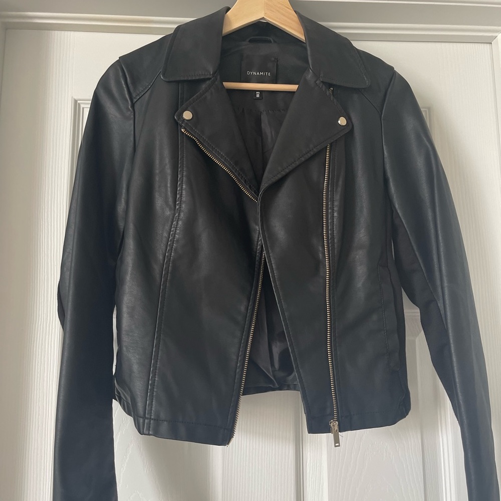 Dynamite Leather Jacket, Size S